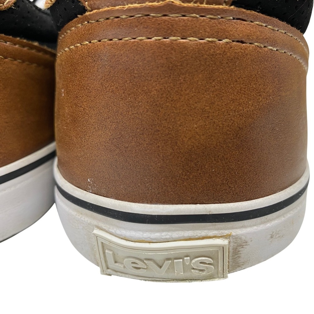 Levis Mens Black Casual Sneakers Synthetic Upper Size 13 - Picture 8 of 10